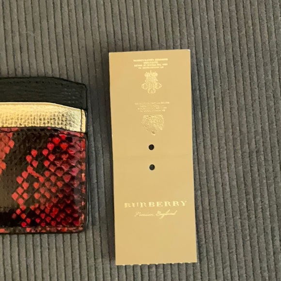 Burberry water snake borders IZZY card case - Picture 3 of 5